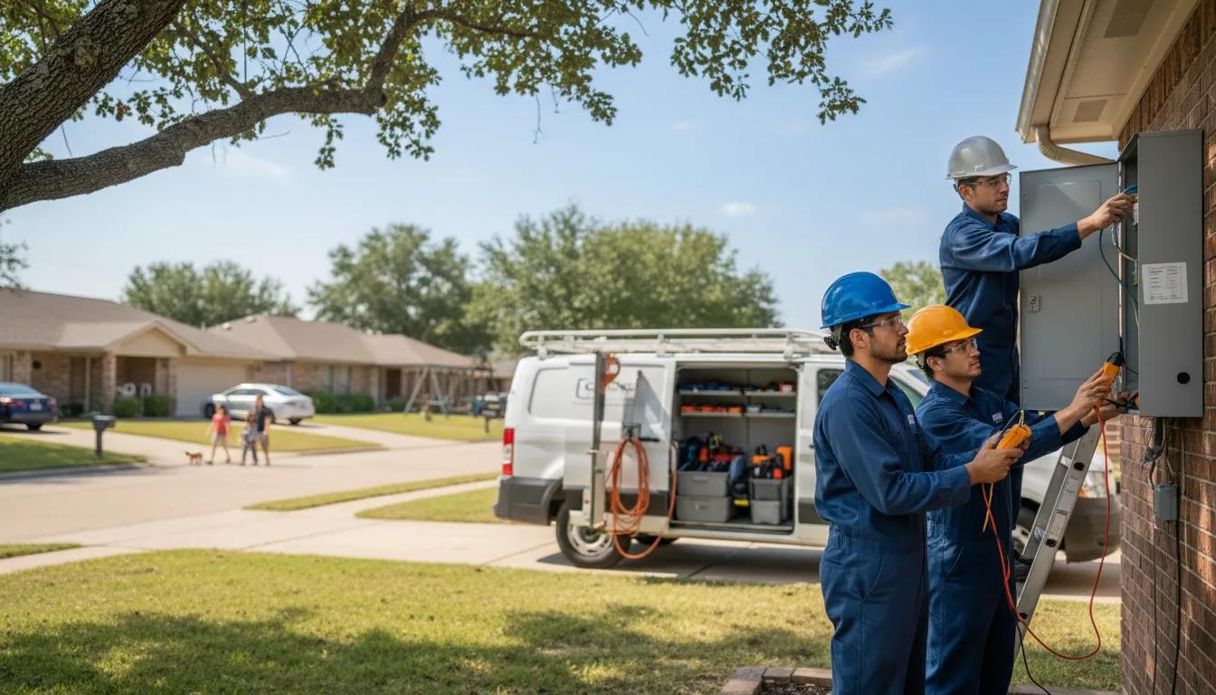 Certified electrician providing emergency electrical services in Parkin, AR